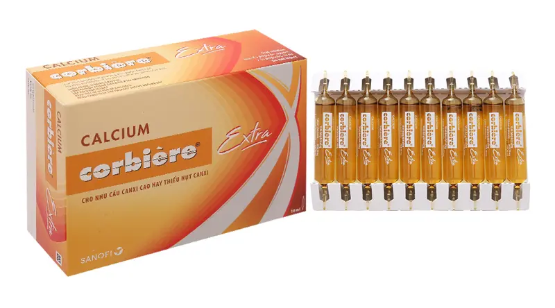 Calcium Corbiere extra hộp 30 ống 10 ml